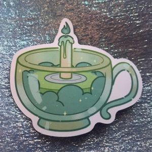 10/$10 Magic Candle in a Teacup Sticker